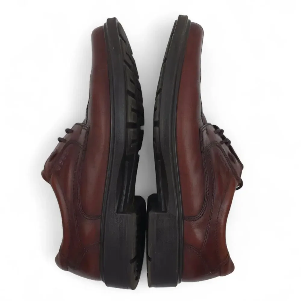 Ecco Shoes Mens 44 US 10/10.5 Helsinki Square‎ Bike Toe Oxford